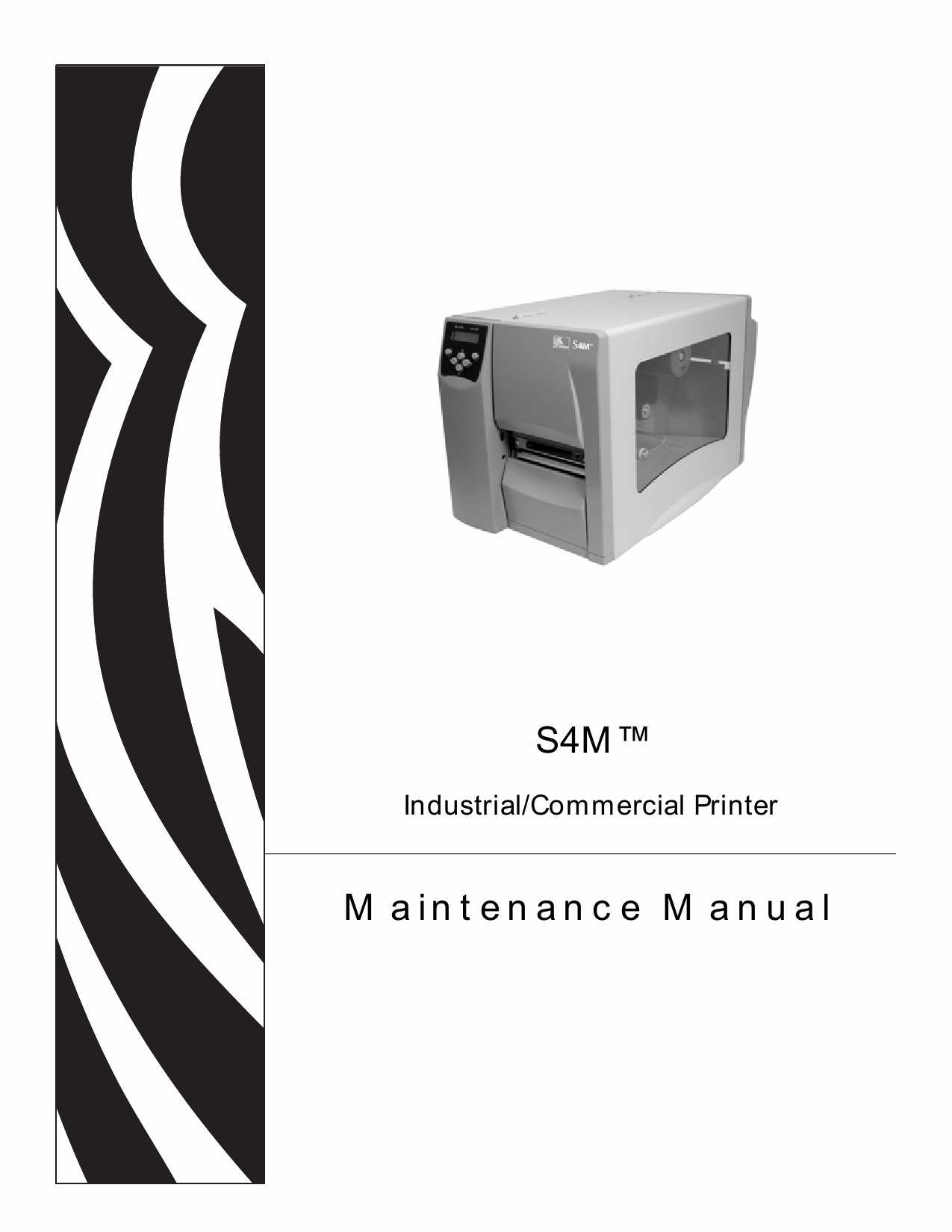 Zebra Label S4M Maintenance Service Manual-1